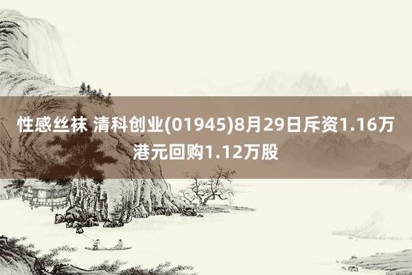 性感丝袜 清科创业(01945)8月29日斥资1.16万港元回购1.12万股